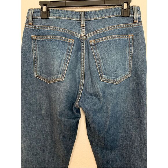 Reformation Winona Slim High Rise Button Fly Jeans in Baltic Wash Blue Size 27 - Picture 9 of 12